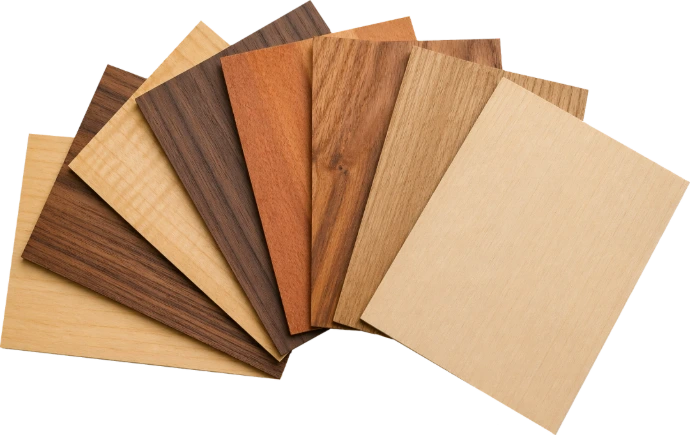 Panoplie d'essences de bois