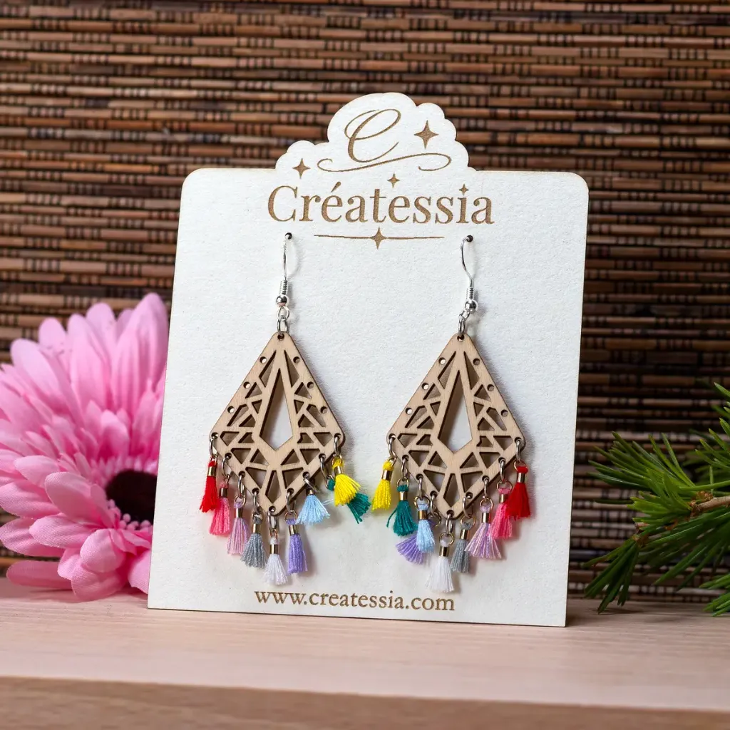 [BIJ-BOU-010] Boucles d'oreilles "Carnaval"