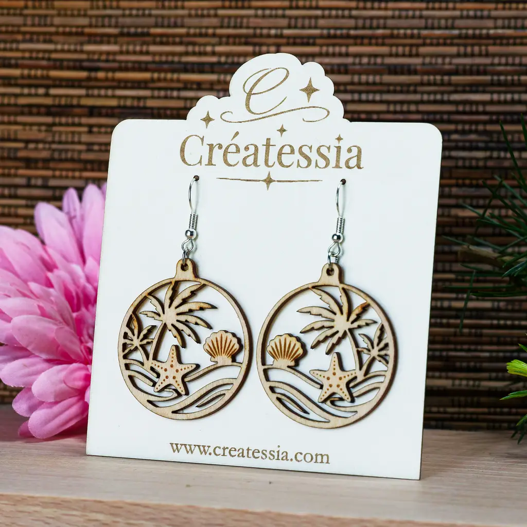 [BIJ-BOU-015] Boucles d'oreilles "Bahamas"