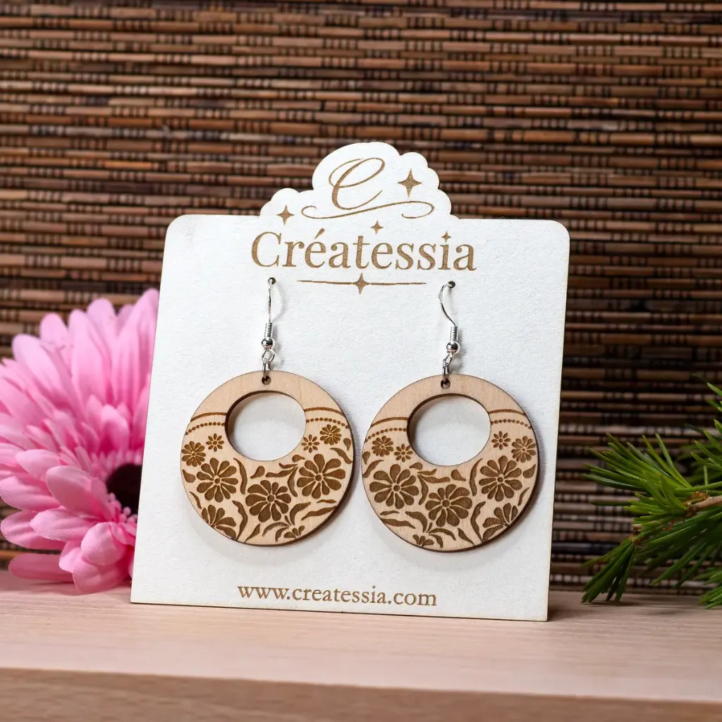 Boucles d'oreilles "Au printemps"