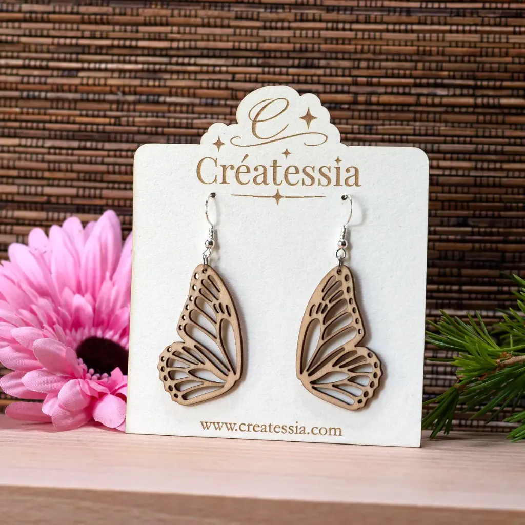 [BIJ-BOU-020] Boucles d'oreilles "Papillon"