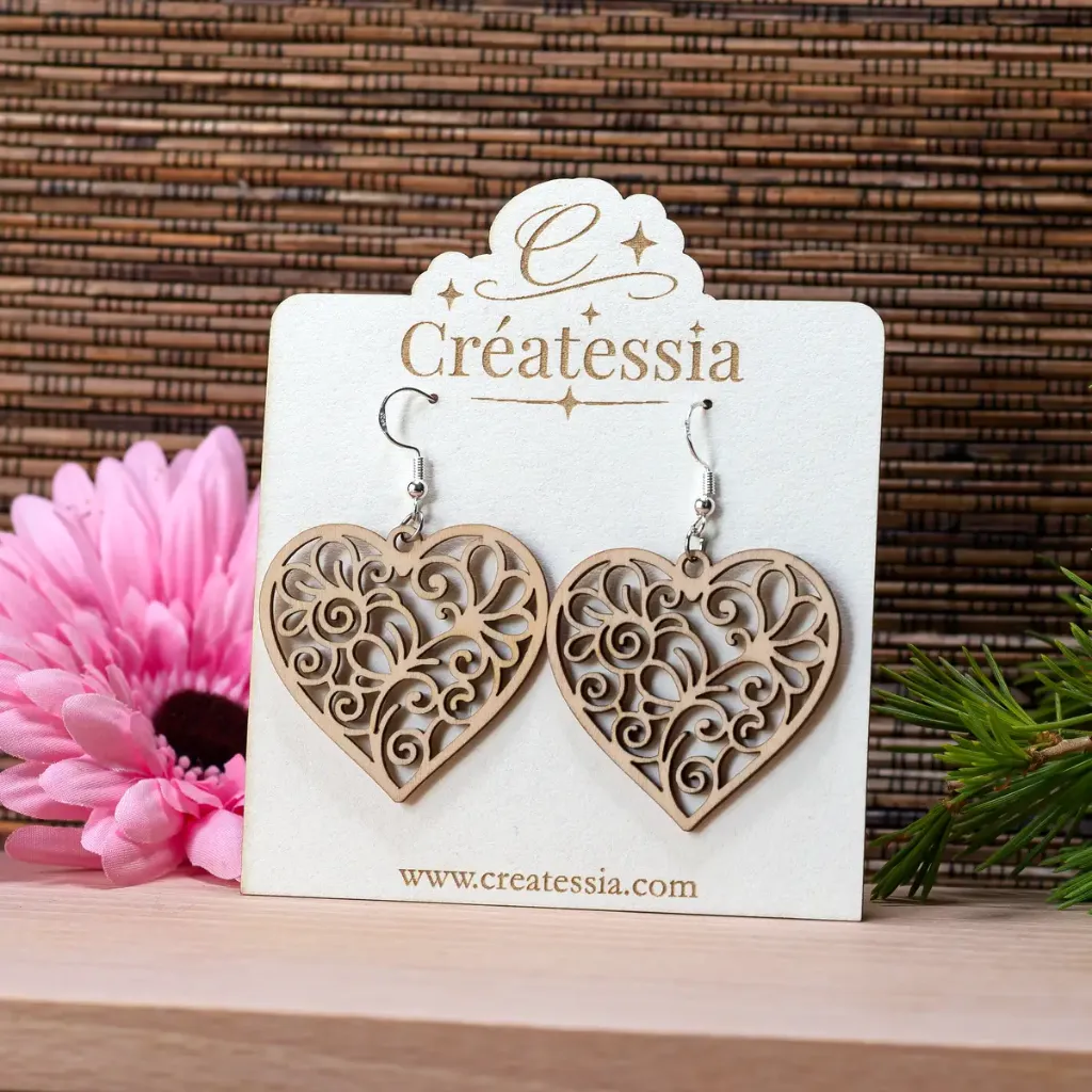 Boucles d'oreilles "Cœur"