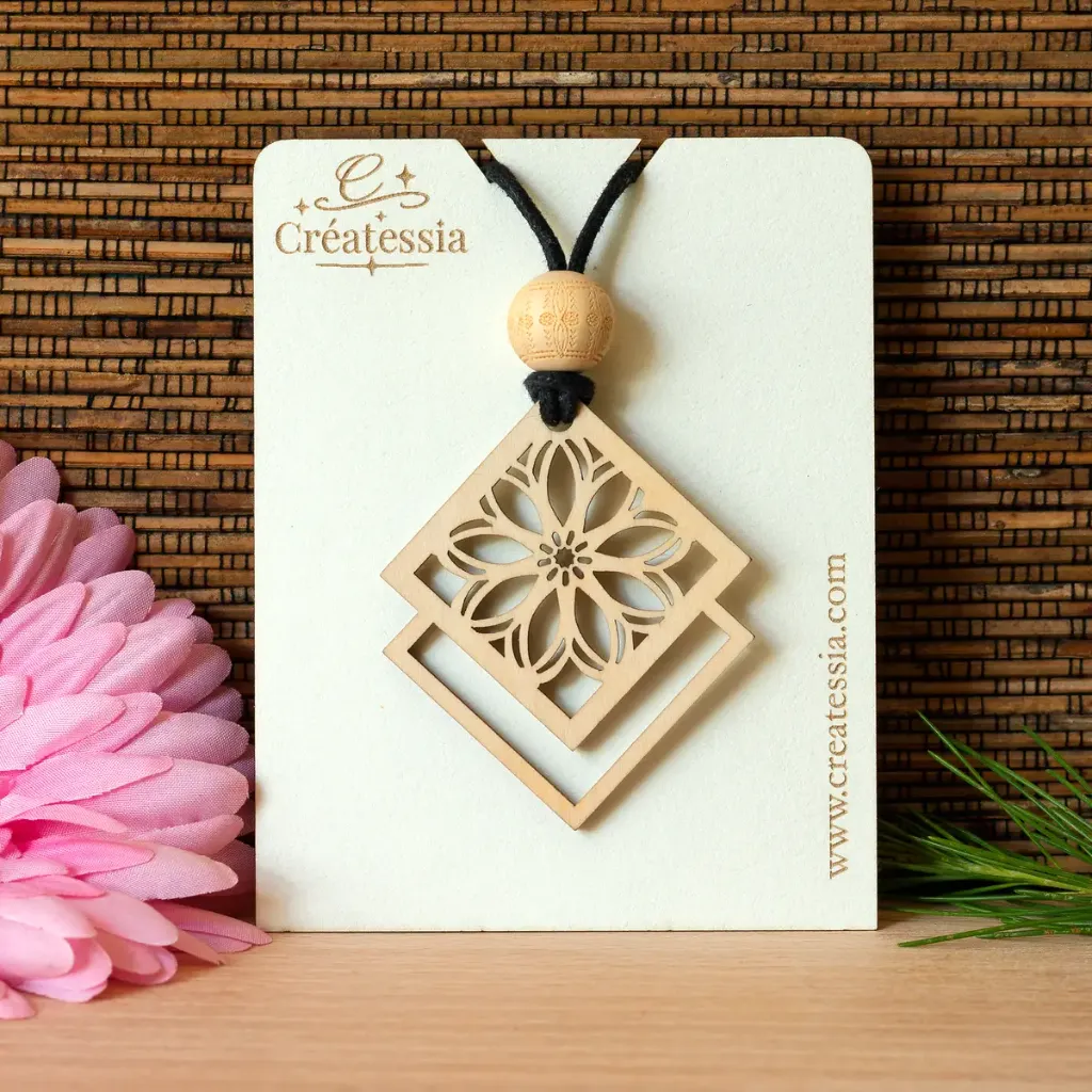[BIJ-COL-006] Collier "Double losanges"