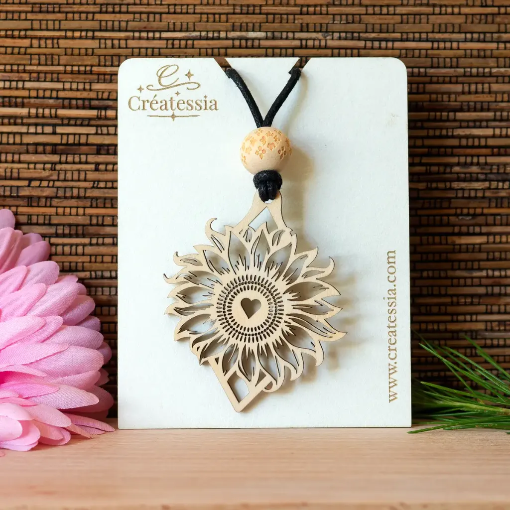 [BIJ-COL-012] Collier "Fleur solaire"